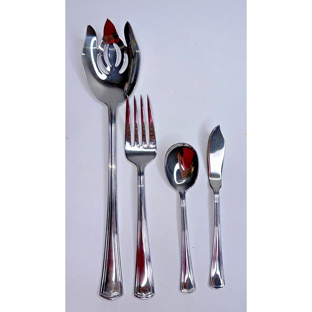 Reed & Barton Waldon Stainless Flatware Serving Replacement 4 pc